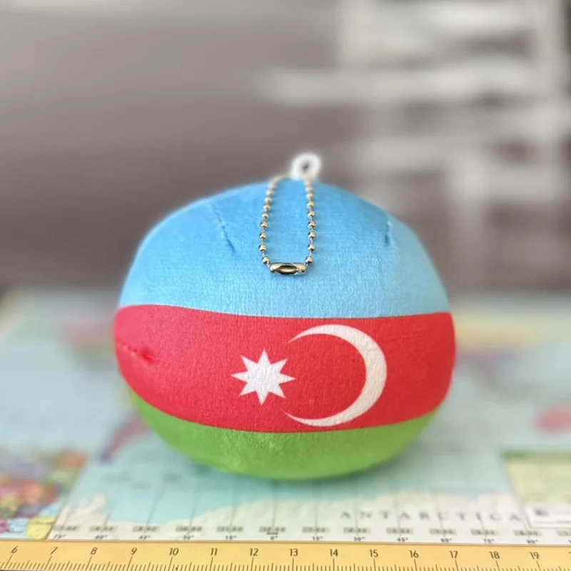Azerbaijanball, Azerbaijan Countryball Plushie, 4 inch