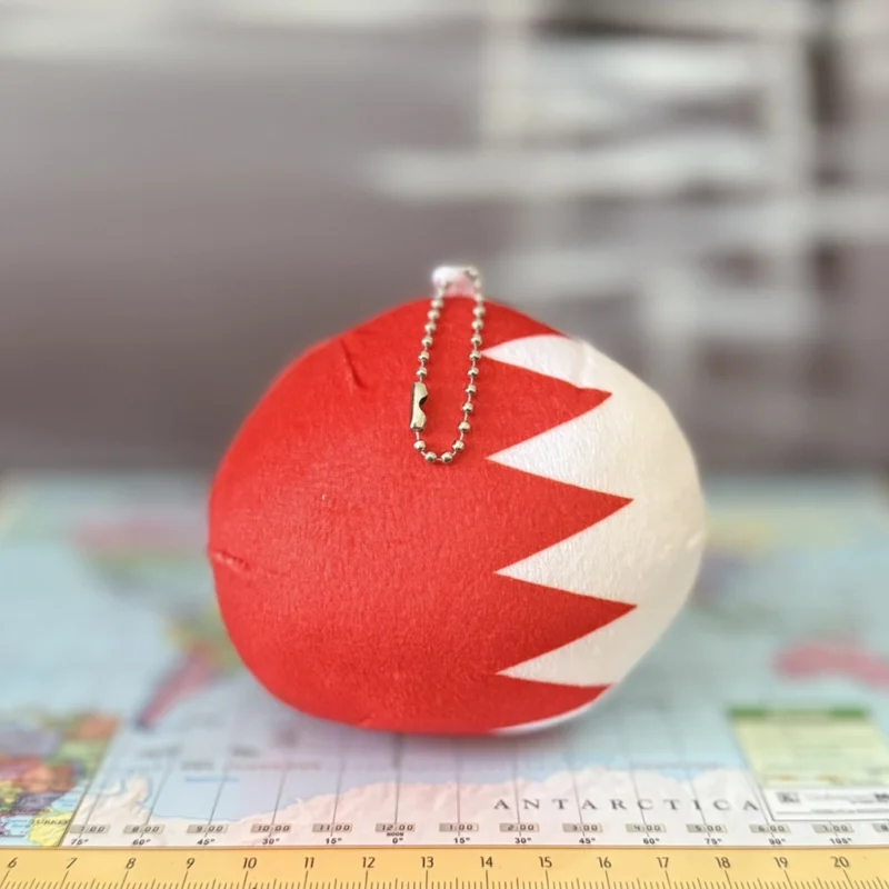 Bahrainball, Bahrain Countryball Plushie, 4 inch