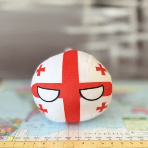 Georgiaball, Georgia Countryball Plushie, 4 inch