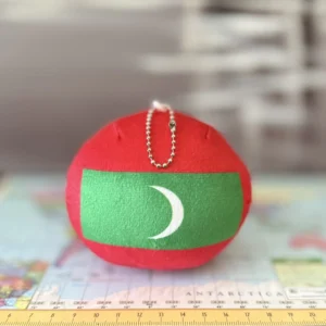 Maldivesball, Maldives Countryball Plushie, 4 inch