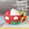 12-Oman-4inch-1 Omanball, Oman Countryball Plushie, 4 inch