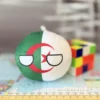 13-Algeria-4inch-1 Algeriaball, Algeria Countryball Plushie, 4 inch