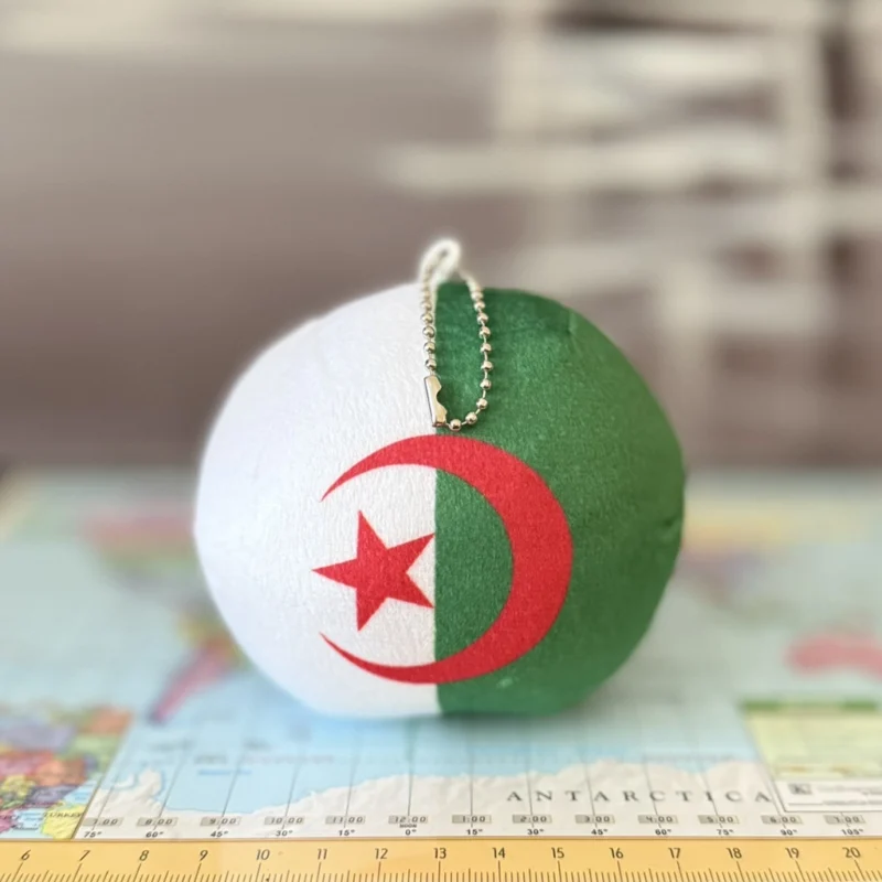 13-Algeria-4inch-3 Algeriaball, Algeria Countryball Plushie, 4 inch