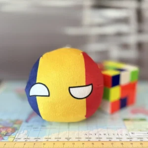 Chadball, Chad Countryball Plushie, 4 inch