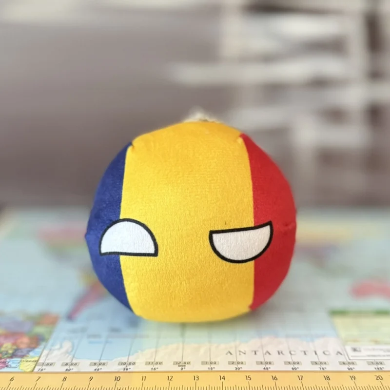 Chadball, Chad Countryball Plushie, 4 inch
