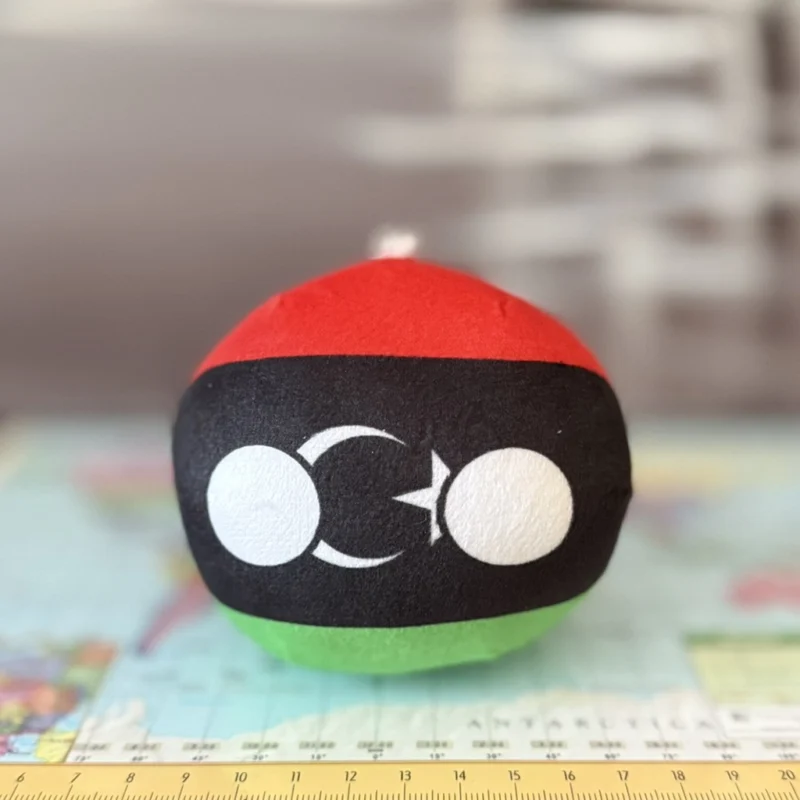 13-Libya-4inch-2 Libyaball, Libya Countryball Plushie, 4 inch