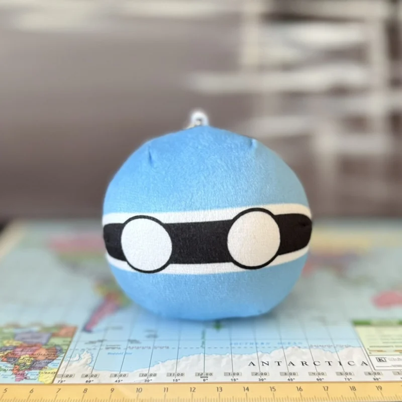 14-Botswana-4inch-2 Botswanaball, Botswana Countryball Plushie, 4 inch