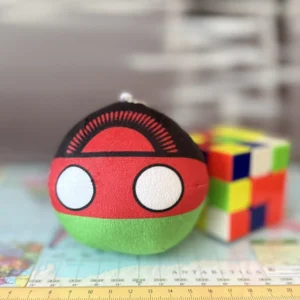 14-Malawi-4inch-1 Malawiball, Malawi Countryball Plushie, 4 inch