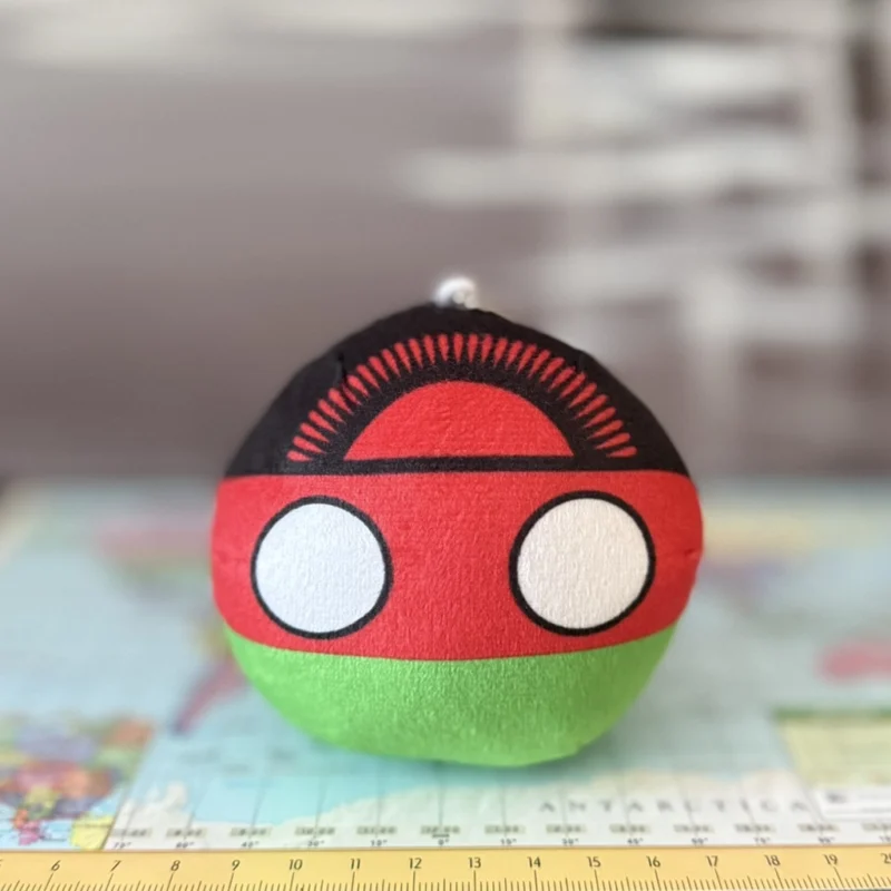 14-Malawi-4inch-2 Malawiball, Malawi Countryball Plushie, 4 inch