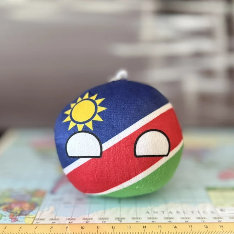 14-Namibia-4inch-2 Namibiaball, Namibia Countryball Plushie, 4 inch