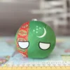 15-Turkmenistan-4inch-2 Turkmenistanball, Turkmenistan Countryball Plushie, 4 inch