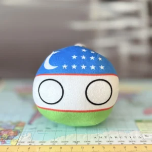 Uzbekistanball, Uzbekistan Countryball Plushie, 4 inch