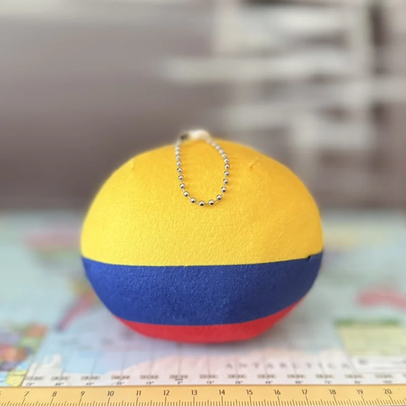 Colombiaball, Colombia Countryball Plushie, 4 inch
