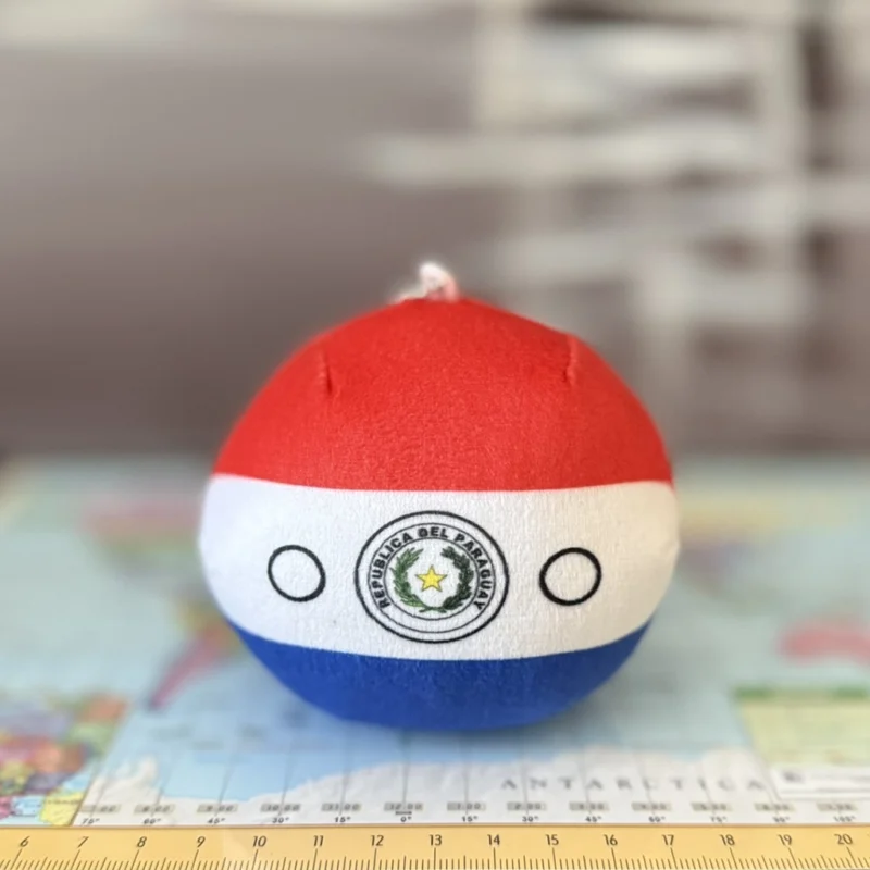 Paraguayball, Paraguay Countryball Plushie, 4 inch