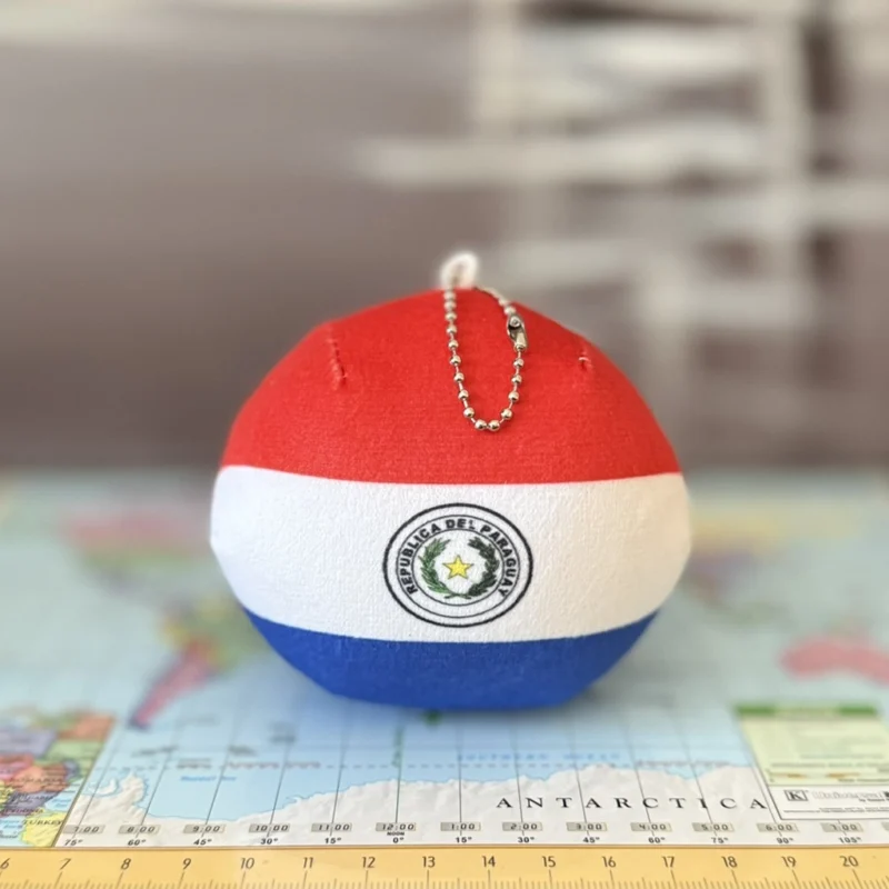 Paraguayball, Paraguay Countryball Plushie, 4 inch