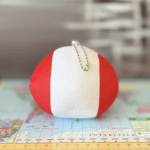 Peruball, Peru Countryball Plushie, 4 inch