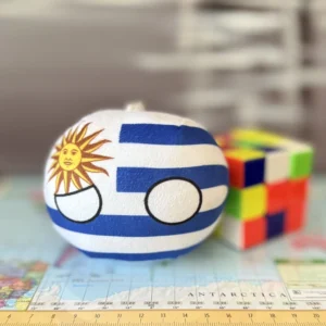 Uruguayball, Uruguay Countryball Plushie, 4 inch