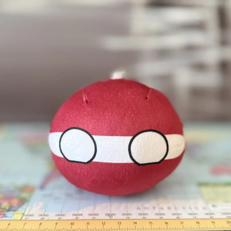 17-Latovia-4inch-2 Latoviaball, Latovia Countryball Plushie, 4 inch