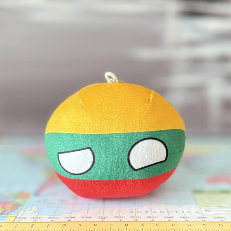 17-Lithuania-4inch-2 Lithuaniaball, Lithuania Countryball Plushie, 4 inch