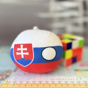 17-Slovakia-4inch-1 Slovakiaball, Slovakia Countryball Plushie, 4 inch