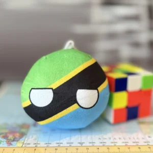 Tanzaniaball, Tanzania Countryball Plushie, 4 inch