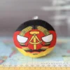 41-East Germany-4inch-2 East Germanyball, East Germany Countryball Plushie, 4 inch