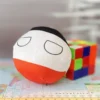 41-German Empire-4inch-1 German Empireball, German Empire Countryball Plushie, 4 inch