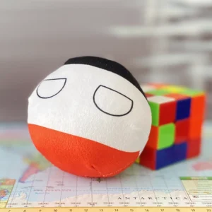 German Empireball, German Empire Countryball Plushie, 4 inch