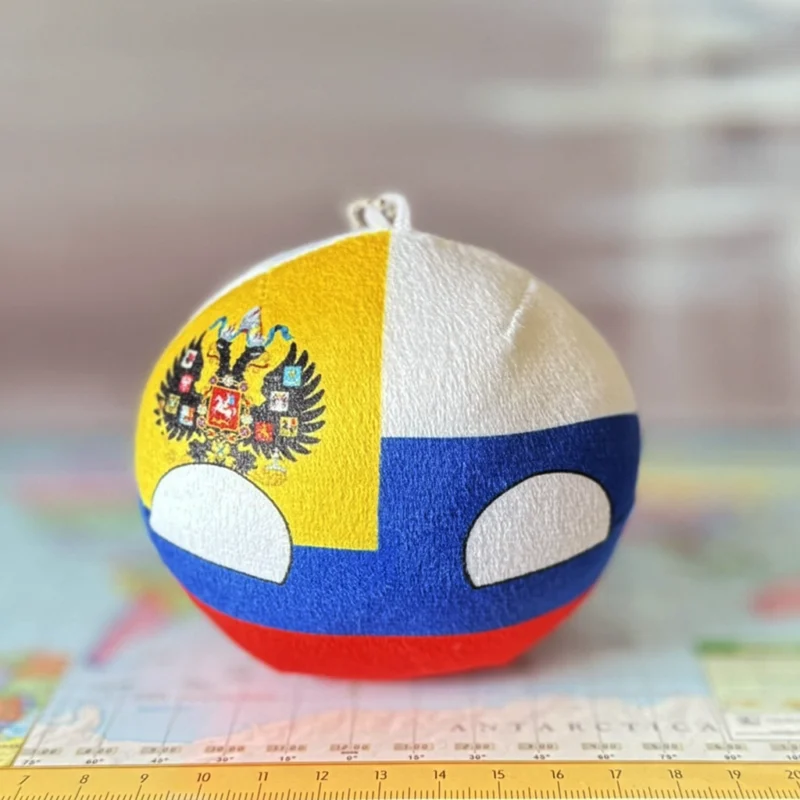 Russian Empireball, Russian Empire Countryball Plushie, 4 inch