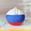 41-Russian Empire-4inch-3 Russian Empireball, Russian Empire Countryball Plushie, 4 inch
