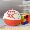 41-Rzeczpospolita Polska-4inch-1 Rzeczpospolita Polskaball, Rzeczpospolita Polska Countryball Plushie, 4 inch