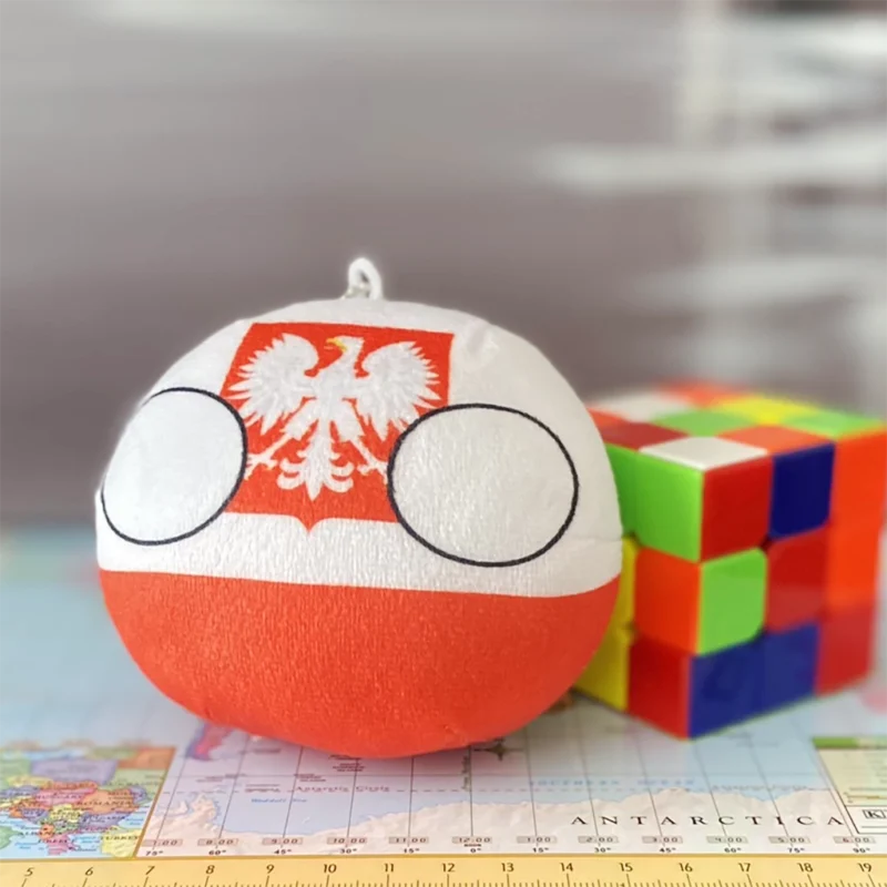 Rzeczpospolita Polskaball, Rzeczpospolita Polska Countryball Plushie, 4 inch