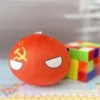 41-USSR-4inch-1 Soviet Unionball, Soviet Union Countryball Plushie, 4 inch
