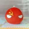 41-USSR-4inch-2 Soviet Unionball, Soviet Union Countryball Plushie, 4 inch
