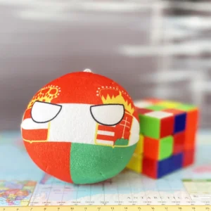 Austro Hungarian Empireball, Austro Hungarian Empire Countryball Plushie, 4 inch