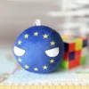 81-EU-4inch-1 European Unionball, European Union Countryball Plushie, 4 inch