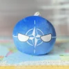 81-NATO-4inch-2 NATOball, NATO Countryball Plushie, 4 inch