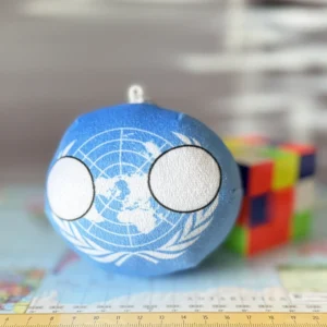 United Nationsball, United Nations Countryball Plushie, 4 inch
