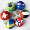 G6-1 6PC Countryball plushie set with world flags