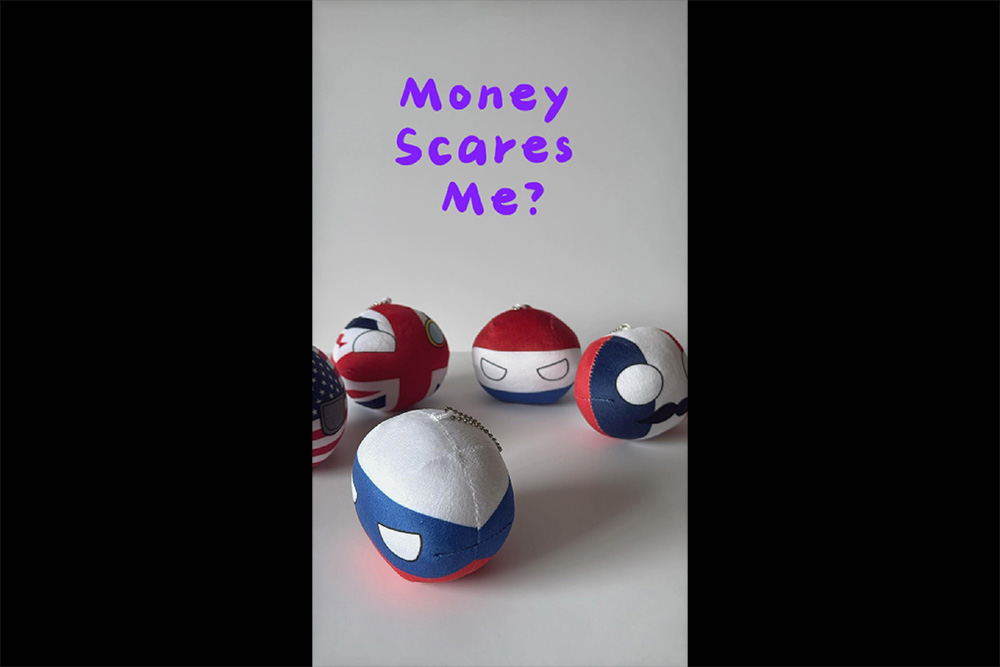 countryball plush story about money fear