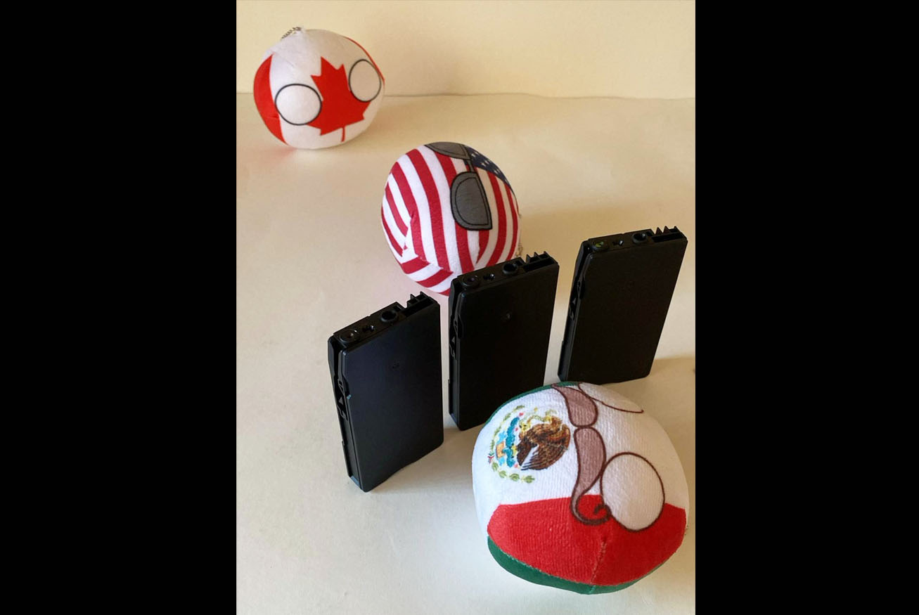 US border wall countryball satire