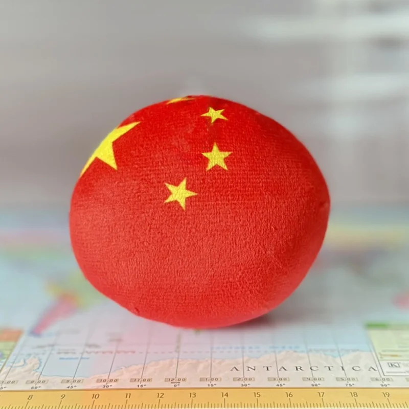 China Countryball plushie, back view