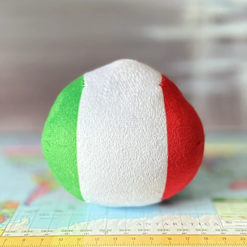 Italy Countryball plushie, back view