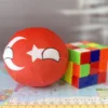 Turkey Countryball plushie, front view