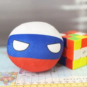 Russia Countryball plushie, front view