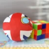 UK Countryball plushie, front view