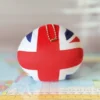 UK Countryball plushie, back view