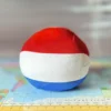 Netherlands Countryball plushie, back view