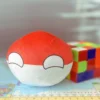 Poland Countryball plushie, front view