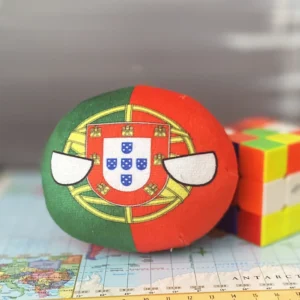 Portugal Countryball plushie, front view